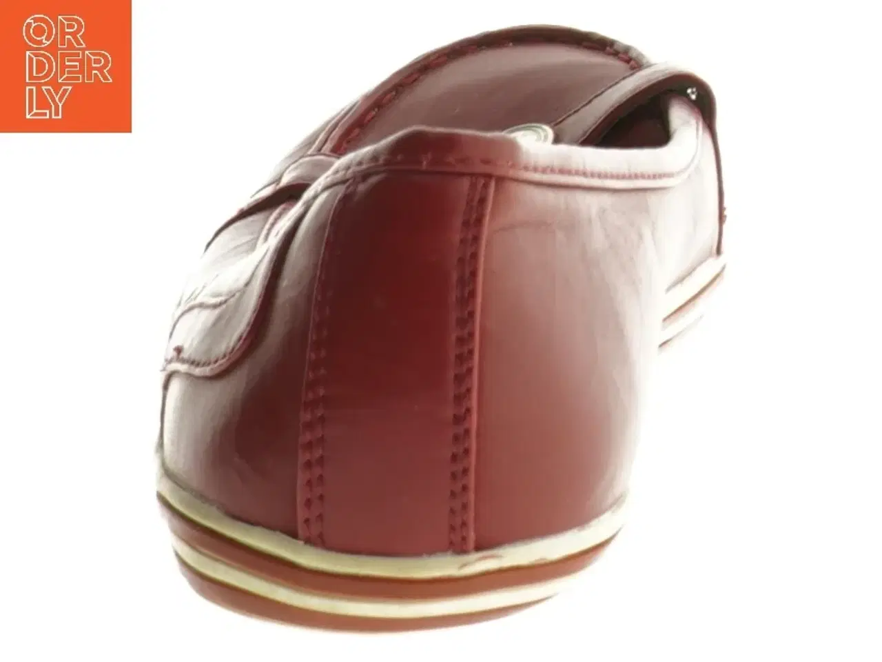 Billede 3 - Røde læder loafers fra Skills (str. 38)