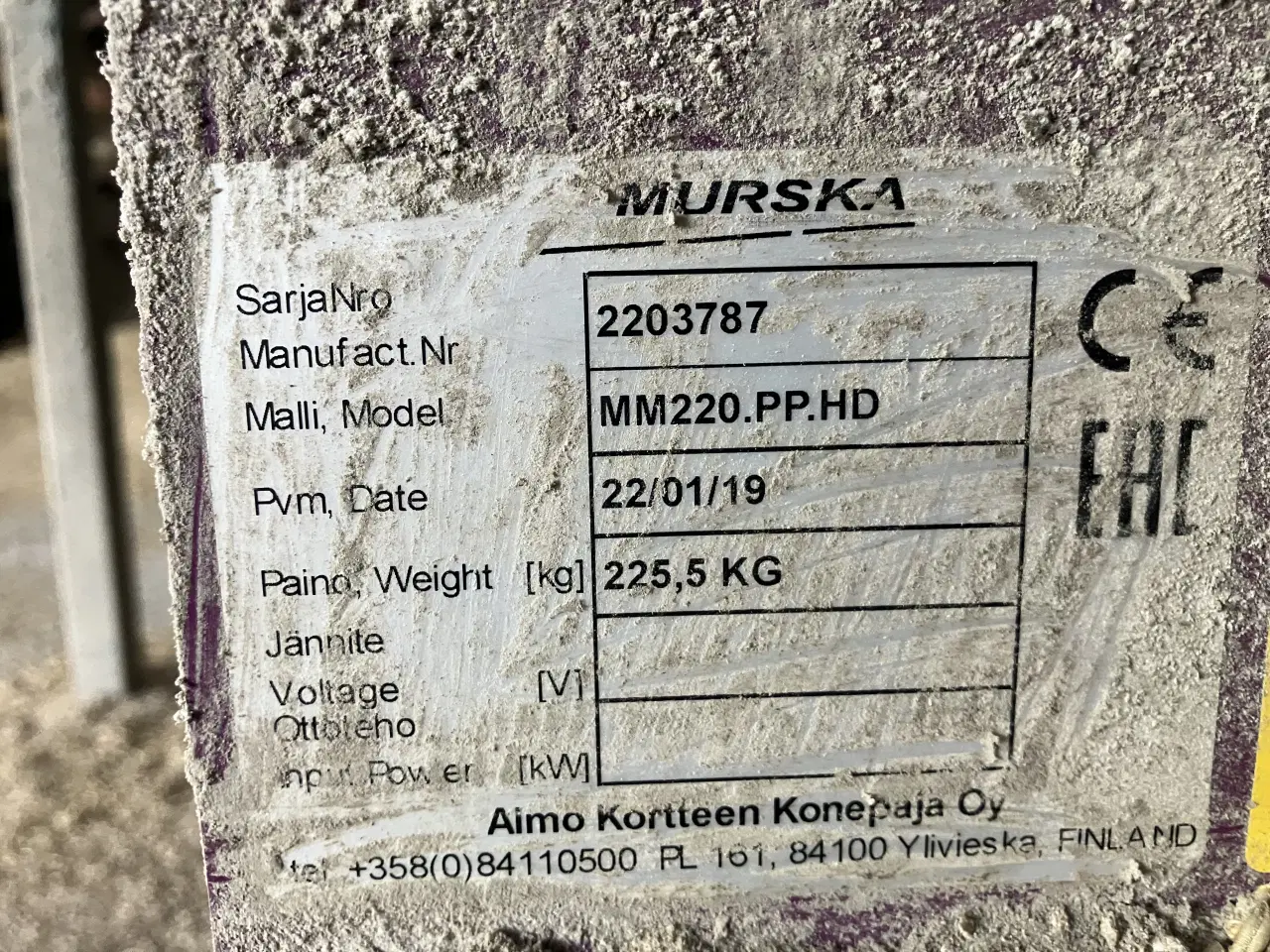 Billede 7 - Murska 220 Kornvalser med silo og snegle