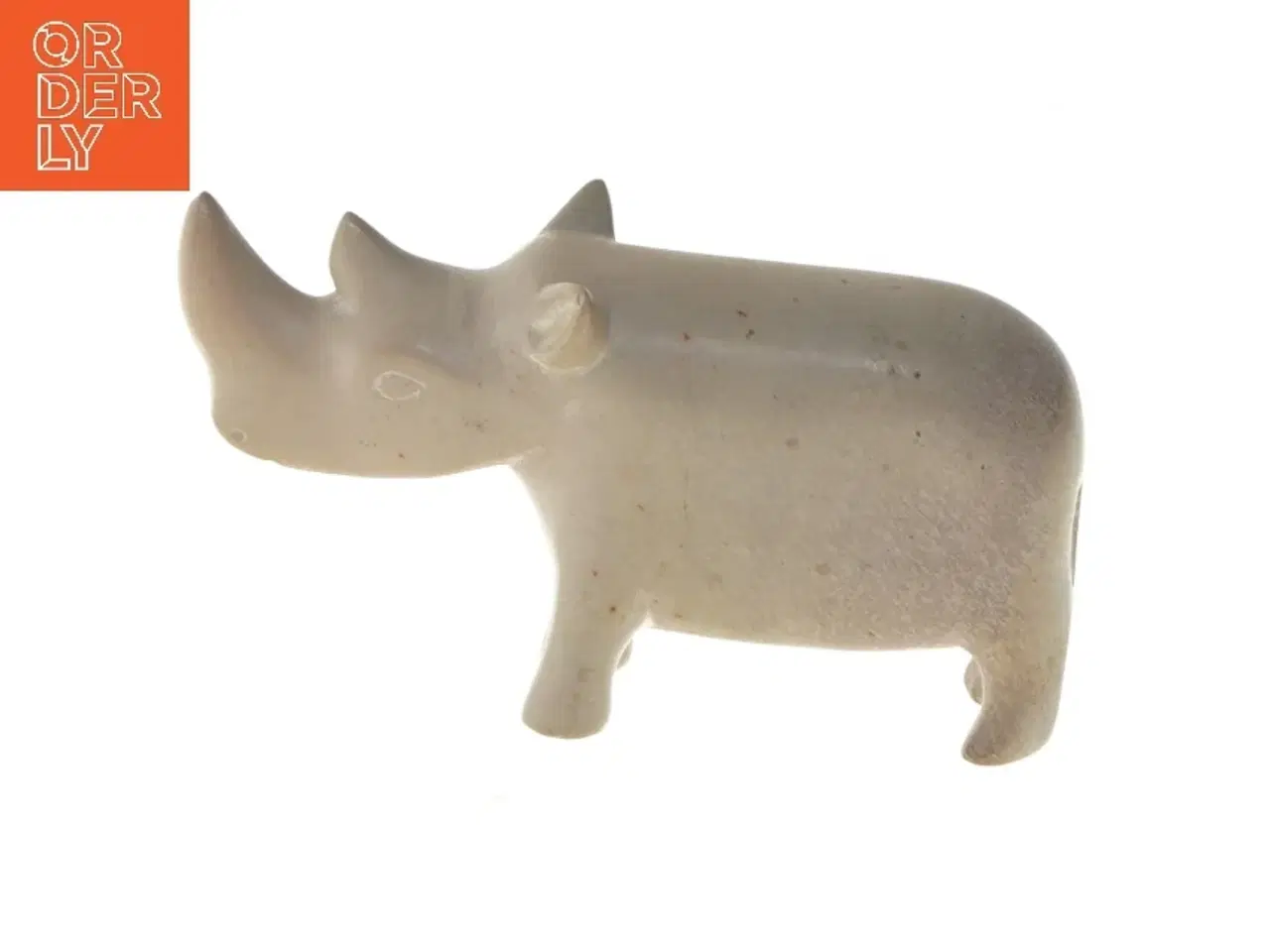 Billede 1 - Lille næsehorn figur (str. 13x6 cm)