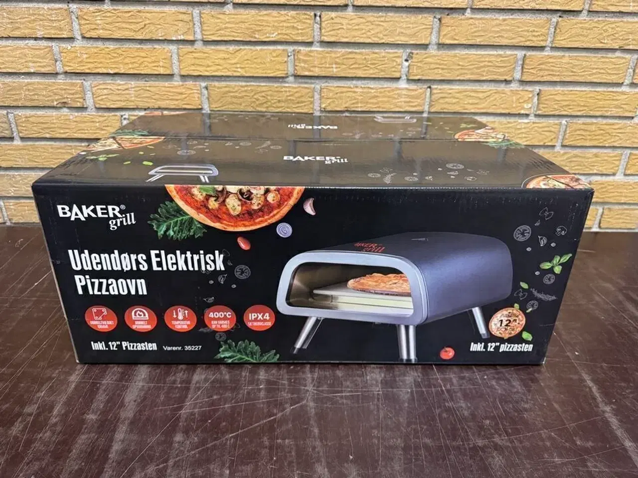 Billede 7 - Elektrisk 12" pizzaovn med pizzasten 2200W