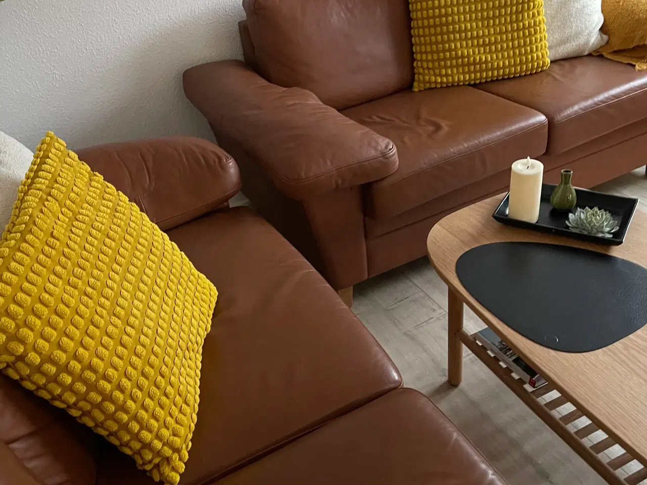 Billede 5 - Super fine lædersofaer!