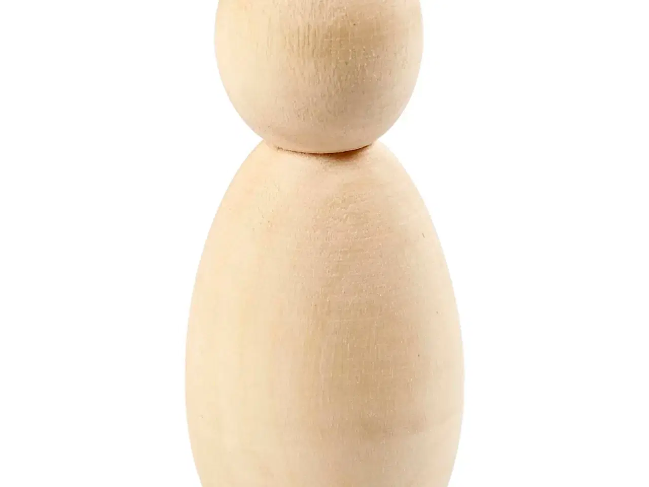 Billede 1 - Keglekrop i træ - 5 stk. á 6 cm til kreative projekter