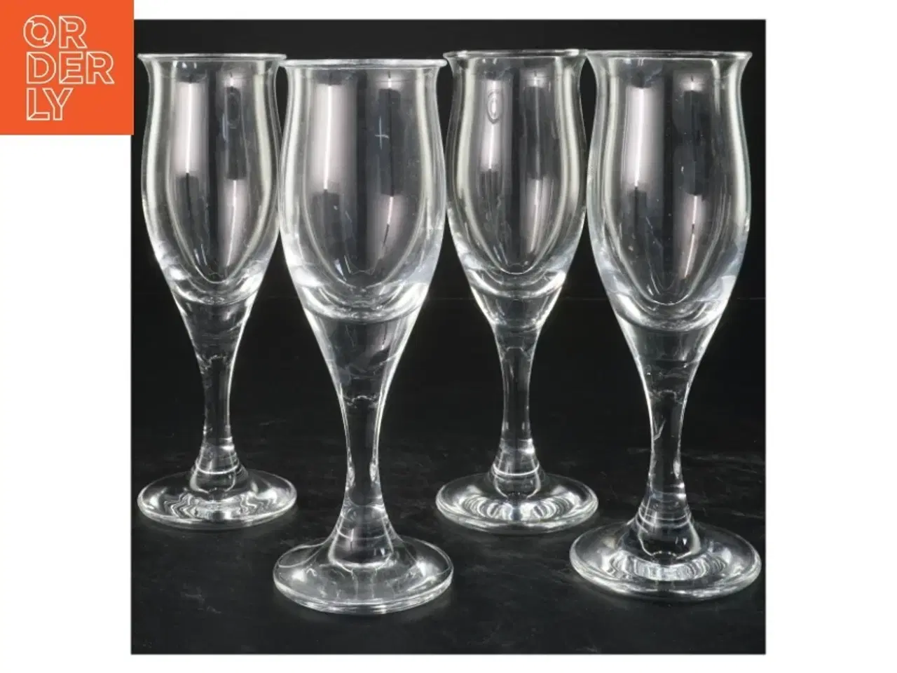 Billede 1 - 4 Holmegaard Ideelle champagneglas (str. 19,3)