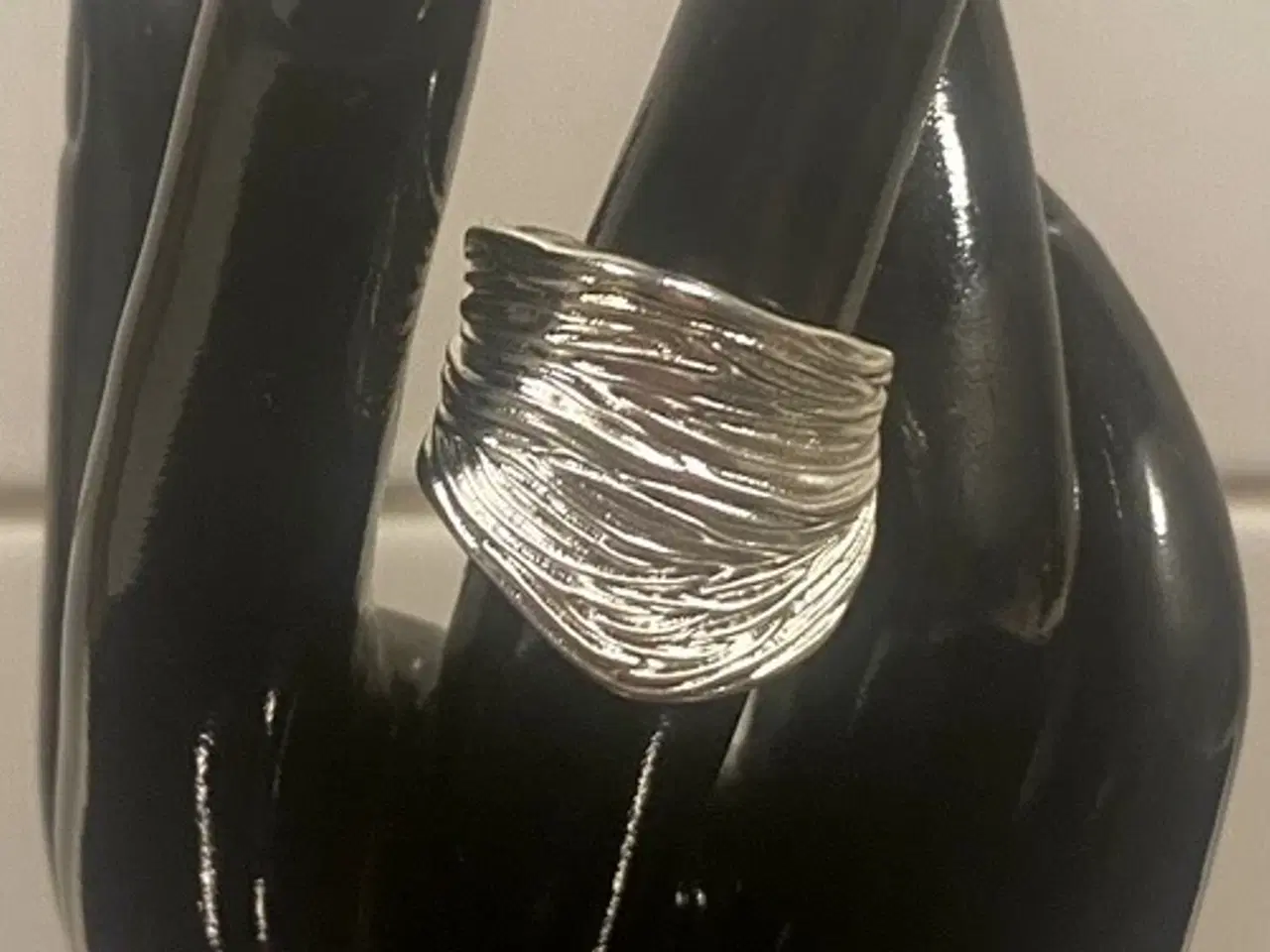 Billede 1 - * Sterlingsølv; Lækker reb-fingerring