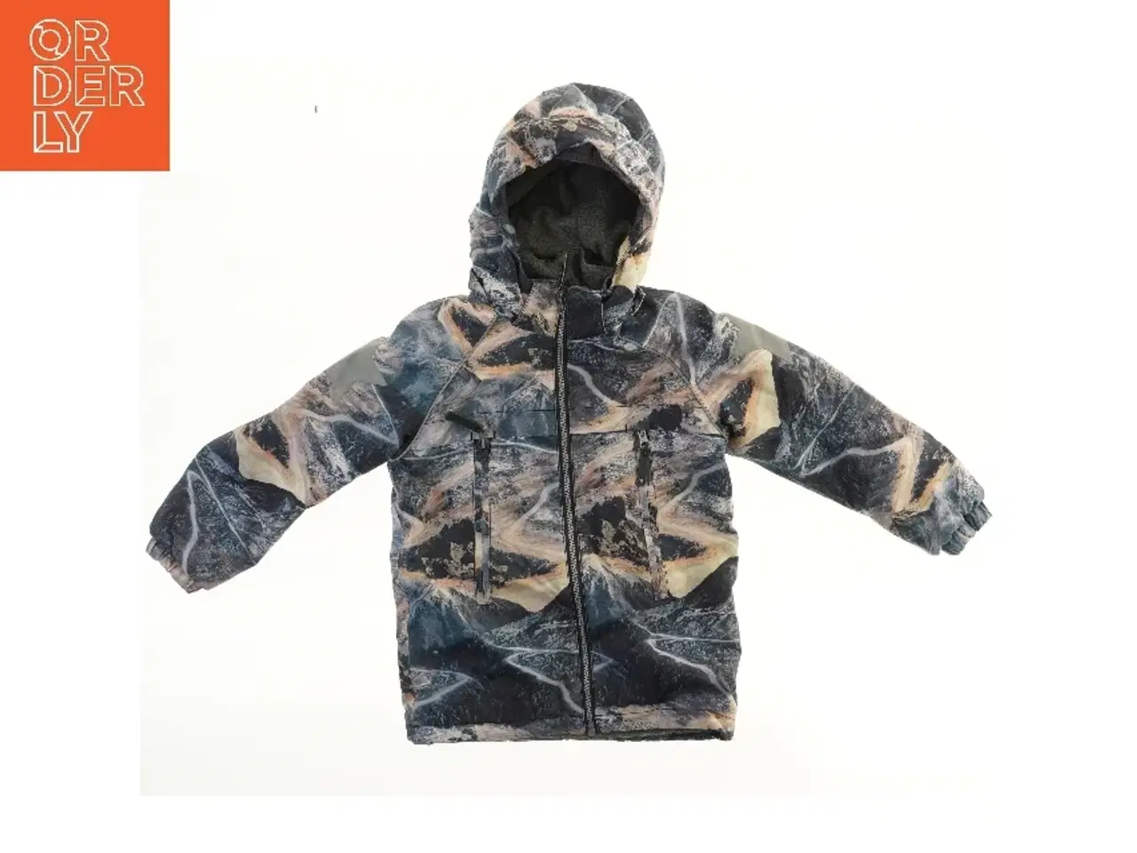 Billede 1 - Vinterjakke med tryk fra Molo (str. 116)