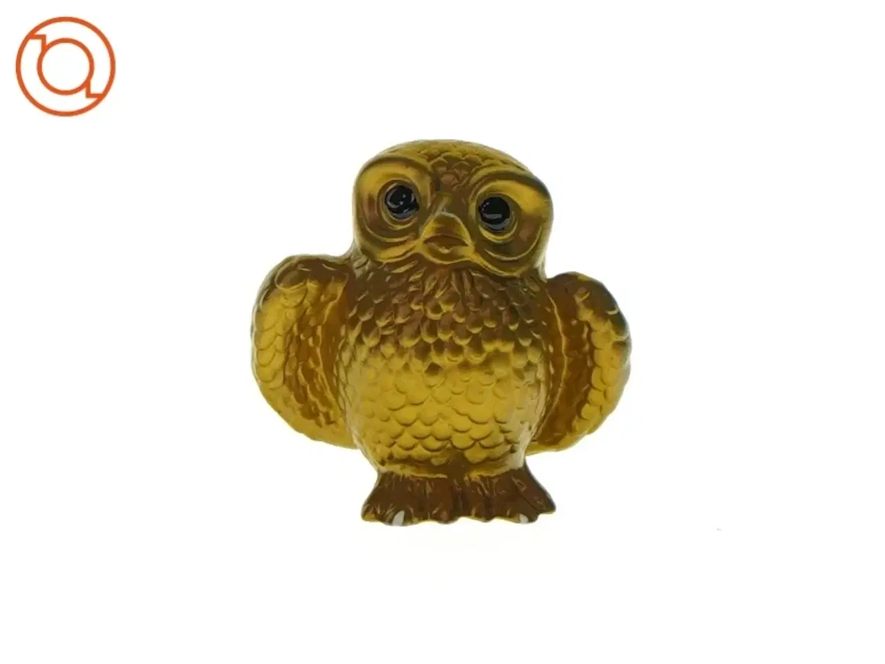 Billede 1 - Dekorativ uglefigur  (str. LBH:6x8x8cm)