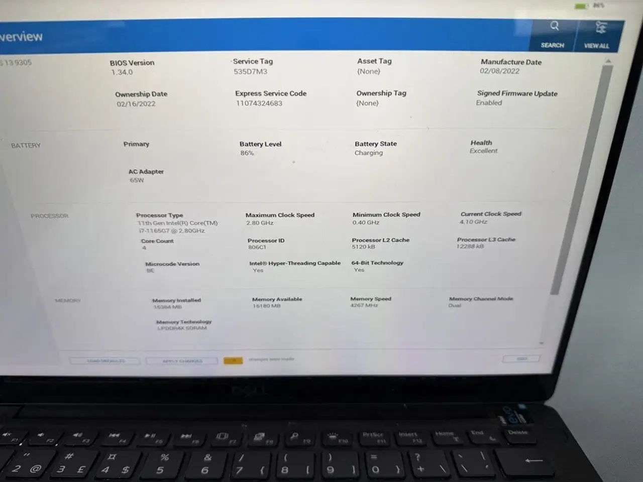 Billede 3 - Bærbar computer DELL XPS 13 9305