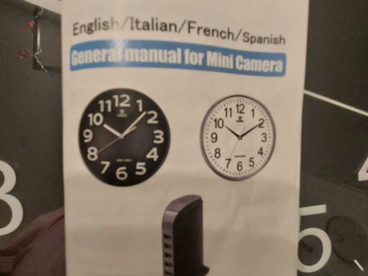 Billede 2 - Smart skjult overvågning i væg ur