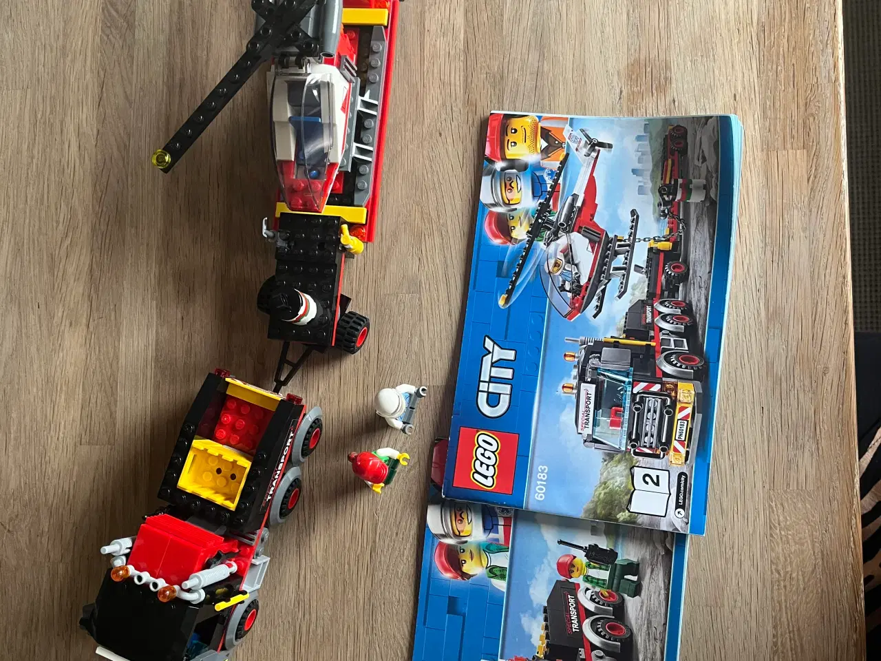 Billede 1 - Lego 60183 transporter til tung gods og helikopter