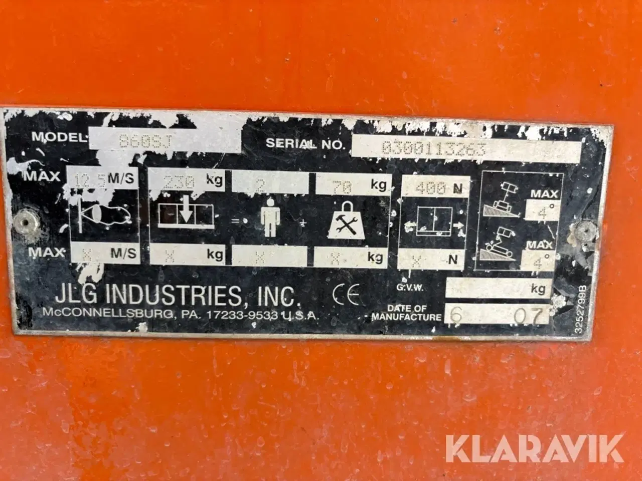Billede 5 - Teleskop bomlift JLG 860SJ