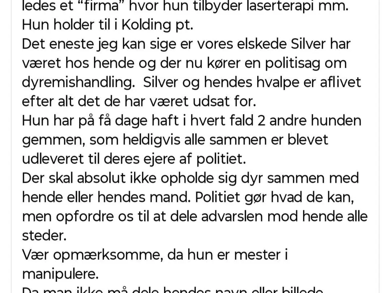 Billede 2 - 🔴ADVARSEL 6000 KOLDING HUNDE SVINDLER🔴