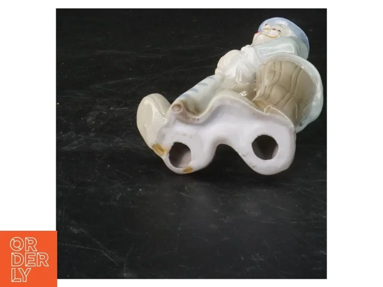Billede 2 - Porcelænsfigur af mand (str. 17x8,5 cm)