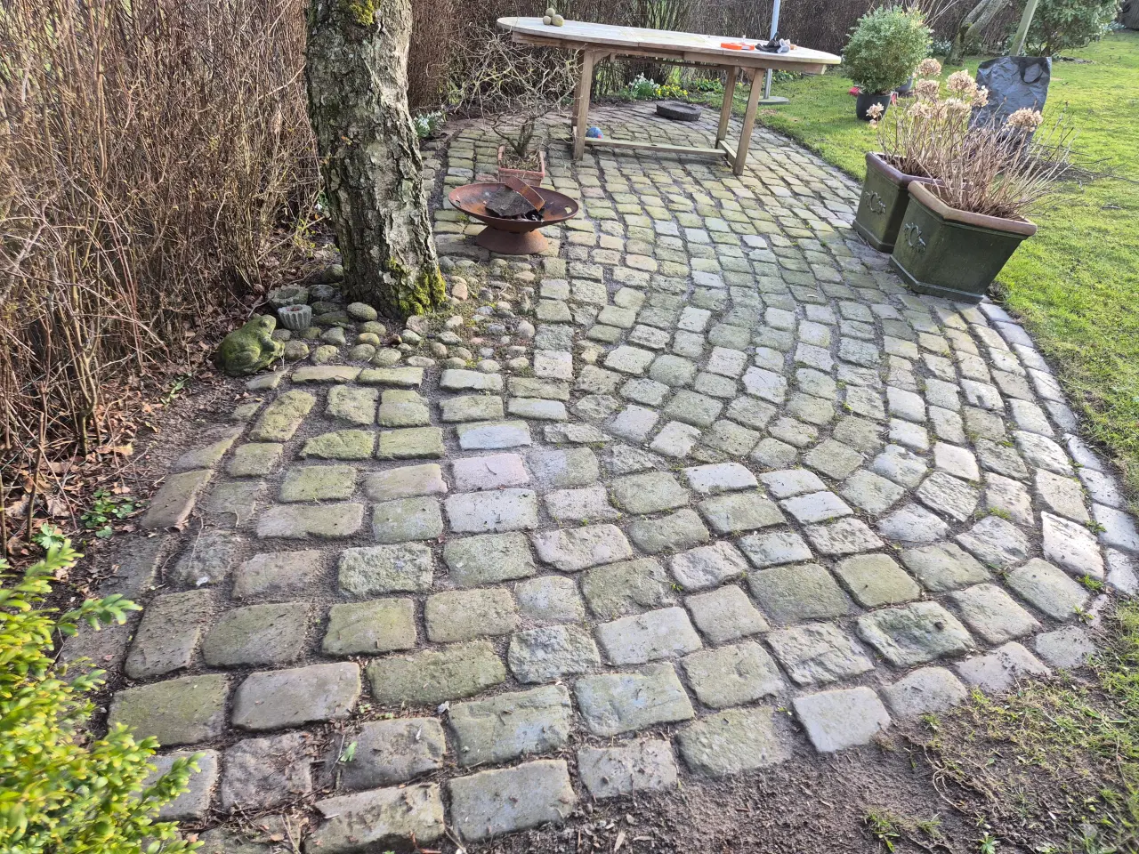 Billede 1 - Brosten belægningssten grå