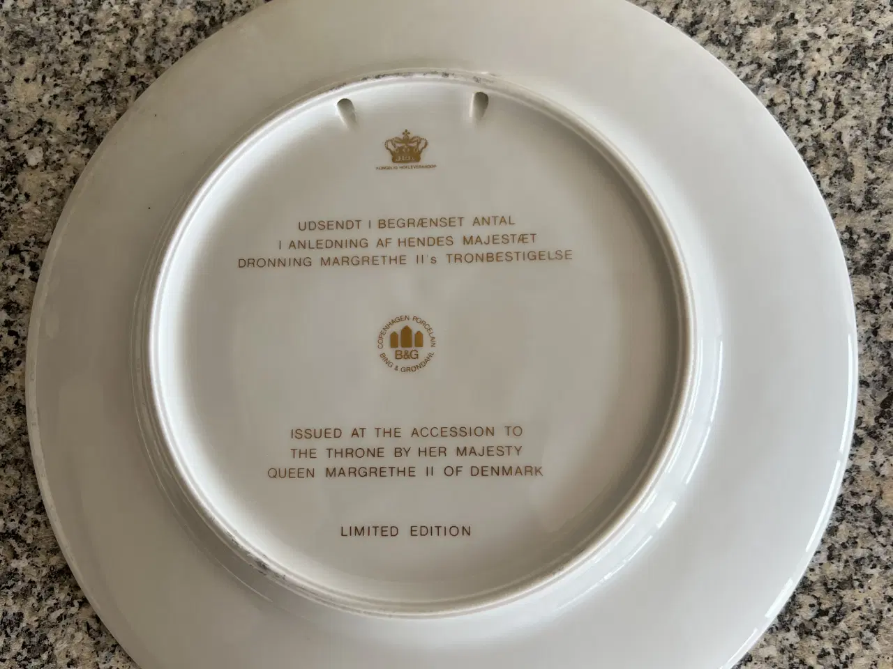 Billede 3 - Porcelæn platte af Bing & Grøndahl