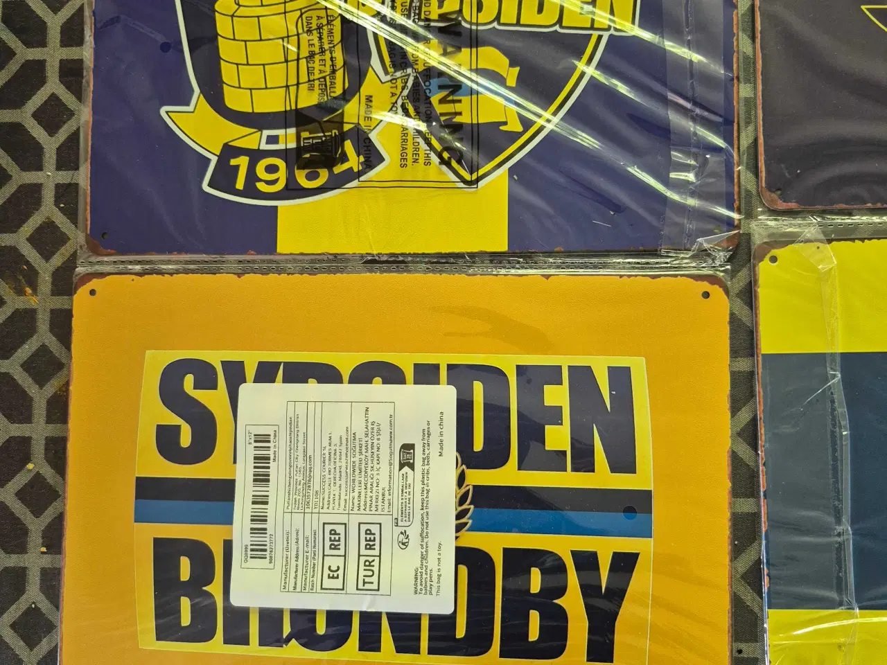 Billede 2 - 5 stk alu skilte Brøndby IF