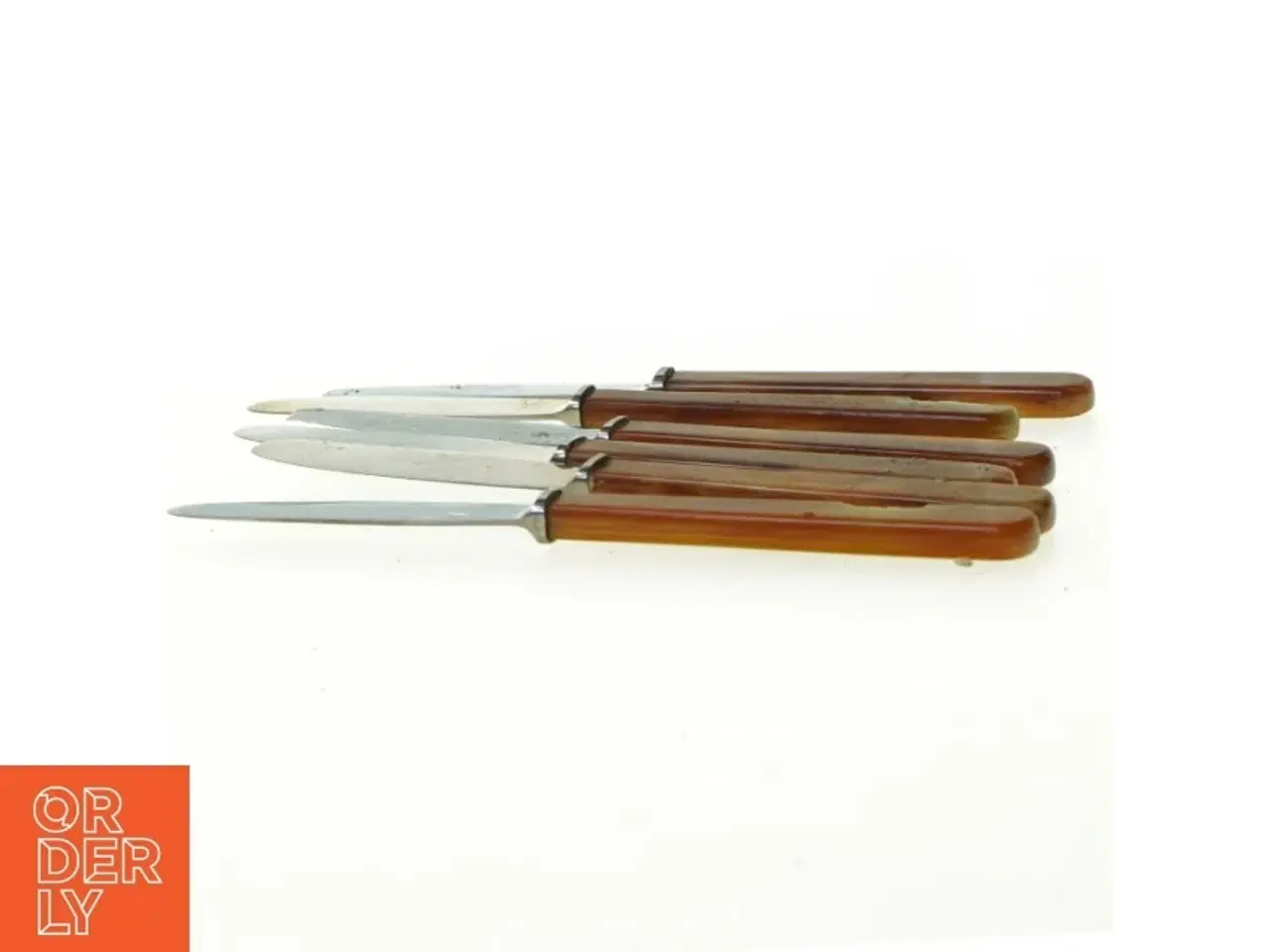 Billede 3 - Smørknive med benskaft fra Dansk Knivfabrik Lundtofte (str. 18 cm)