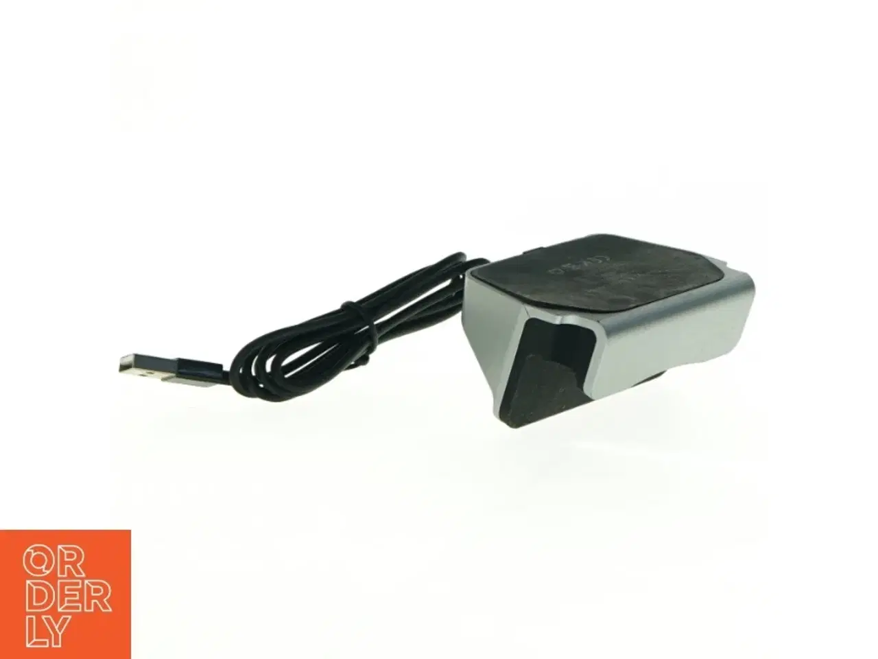 Billede 3 - Mobiloplader / stander til iPhone med USB-kabel (str. 7 x 5,5 cm)