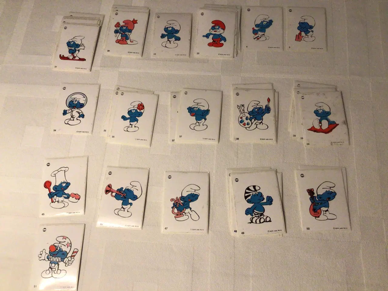 Billede 1 - Smølfe klistermærker