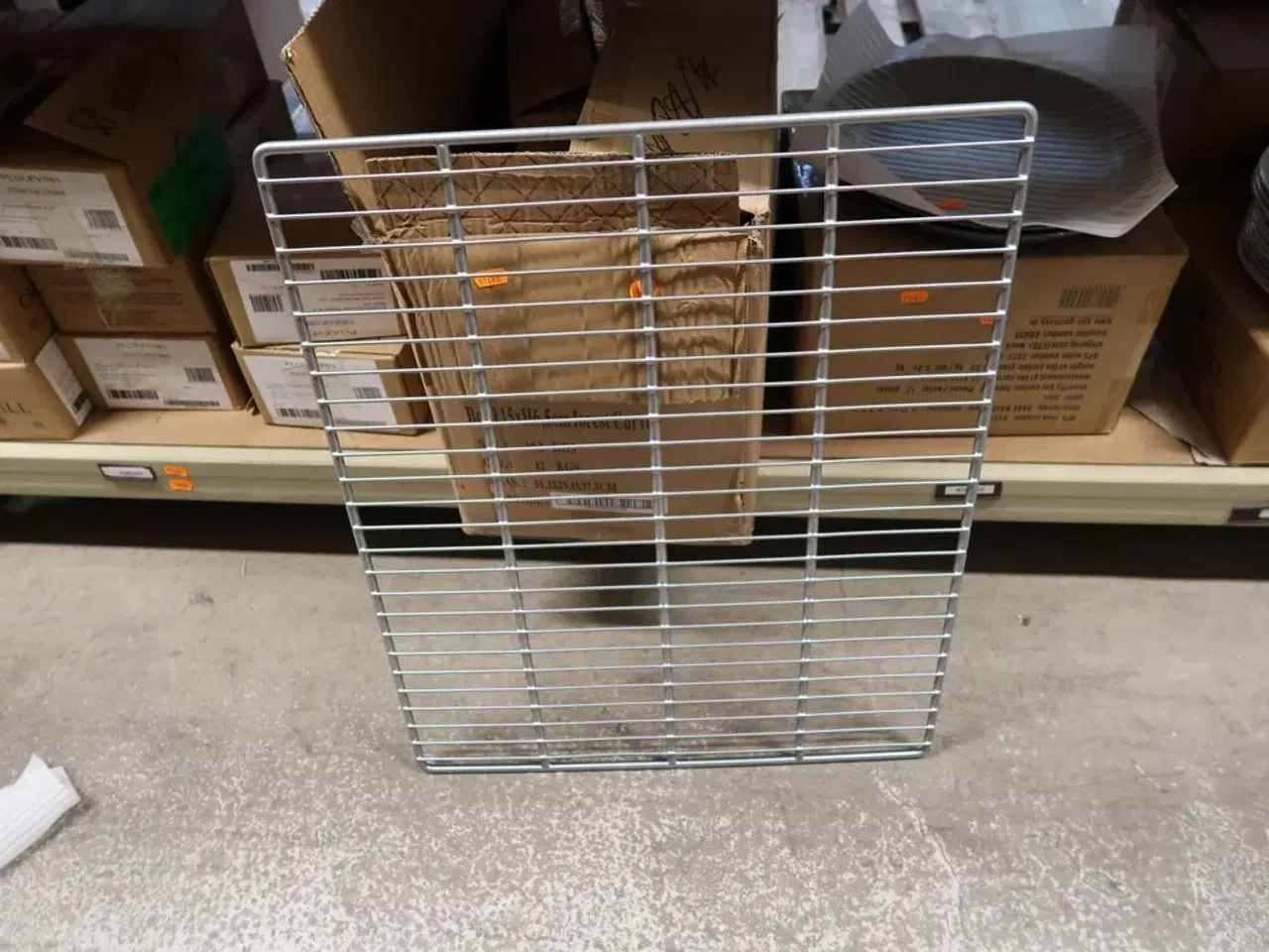 Billede 1 - 10 stk. Grå trådhylde 650x530 mm