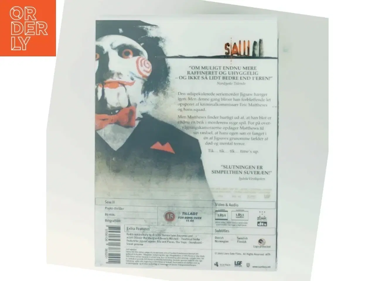 Billede 3 - Saw II DVD