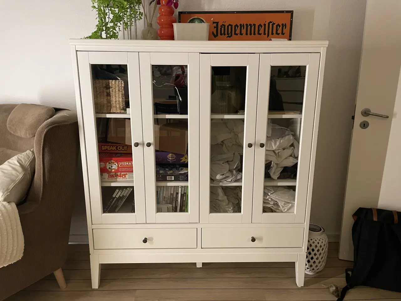 Billede 1 - Ikea vitrineskab