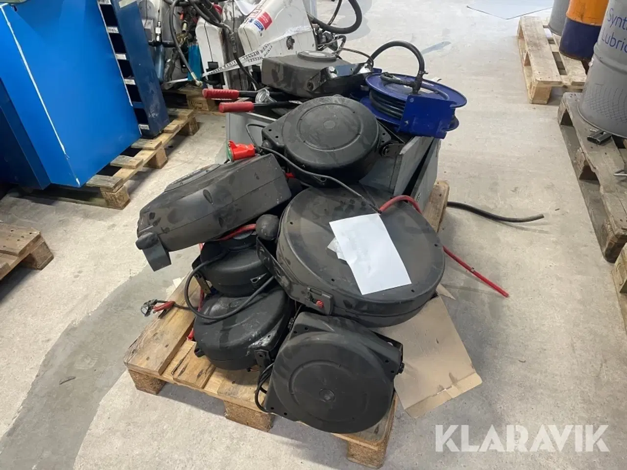 Billede 1 - Slangeopruller - boltsaks - metal skuffer