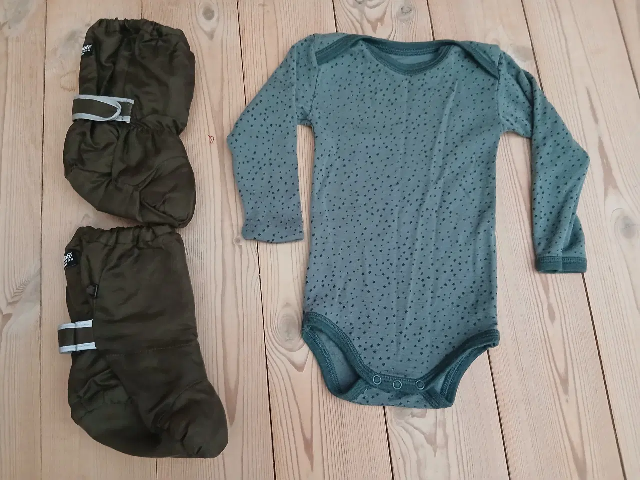 Billede 1 - STR 80 - 100% Merinould og futter str 20 - 22