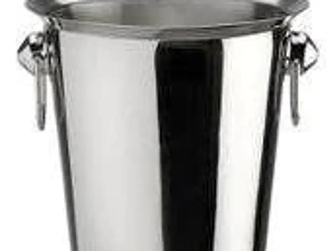 Billede 1 - 10 stk. Vinkøler 1 ltr flaske 200 mm H190 mm 18/8 stål