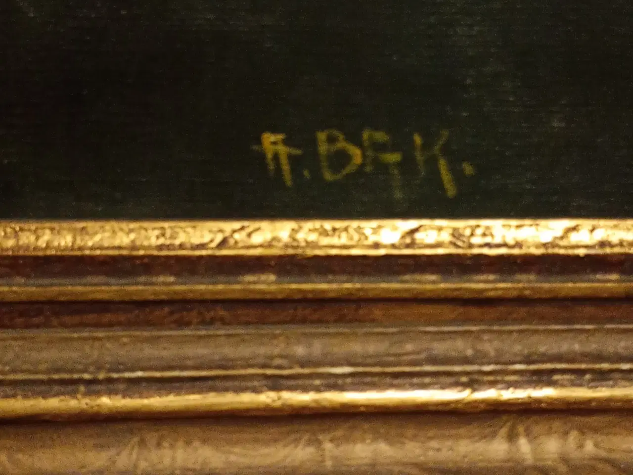 Billede 3 - Unikke oliemaleri som er i perfekt stand 