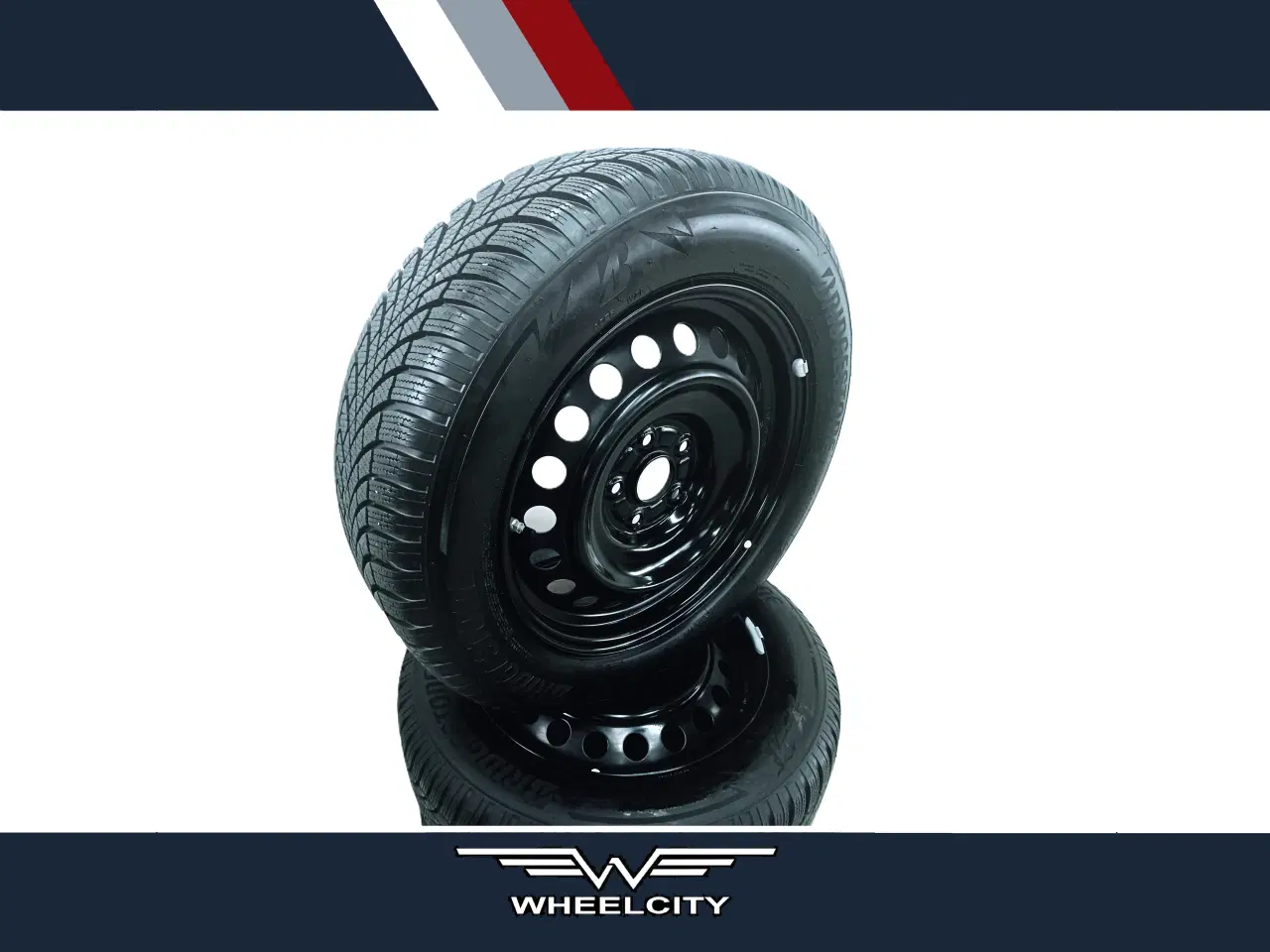 Billede 1 - 5x114,3 17" ET45 nav 60,1ø vintersæt inkl.TPMS 
