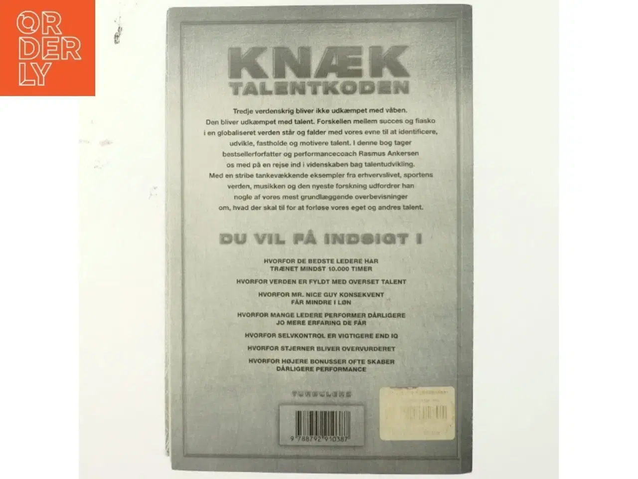 Billede 3 - Knæk talentkoden af Rasmus Ankersen (Bog)