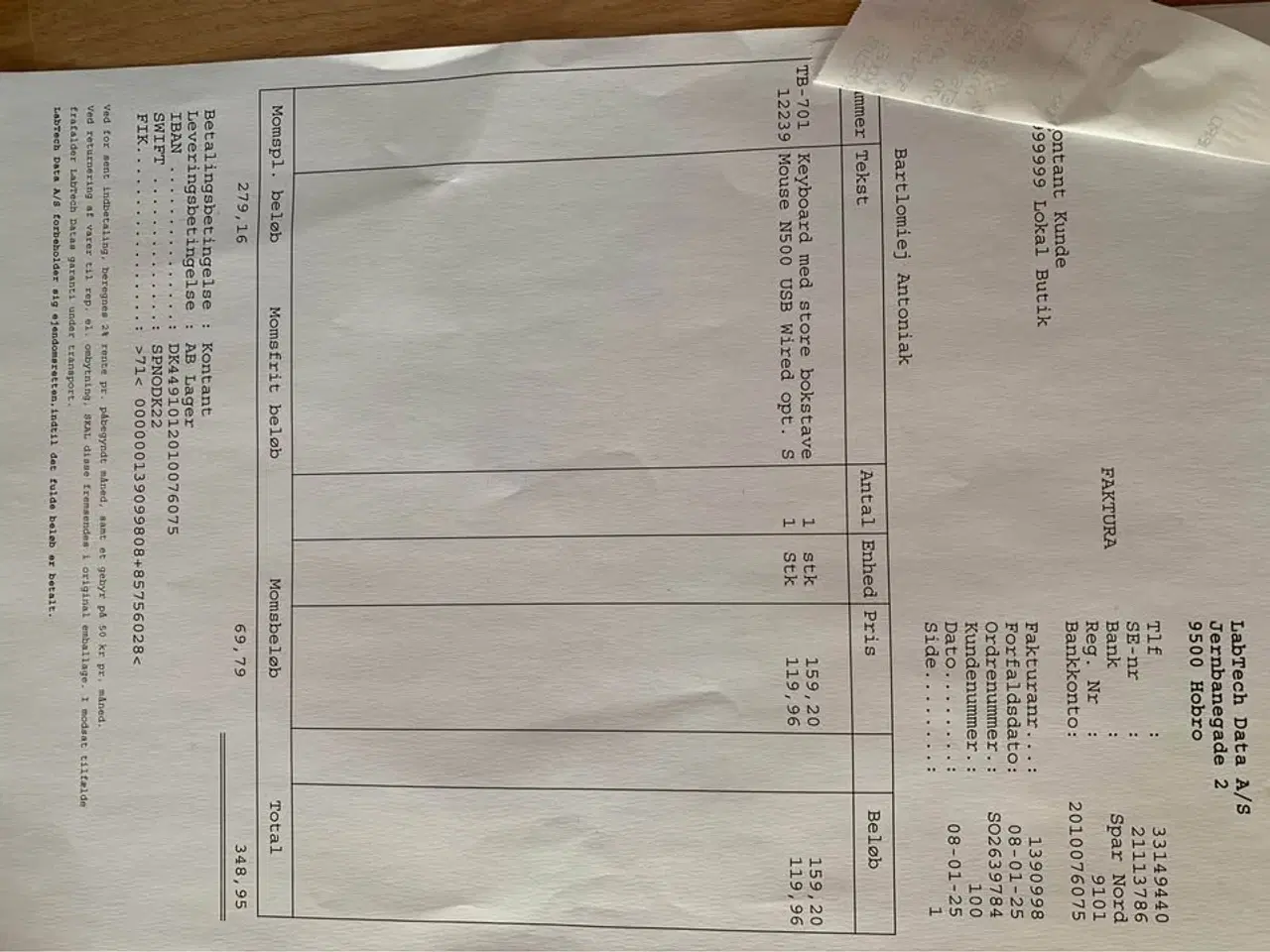 Billede 3 - Mus og tastatur - nyt - stadig med garanti