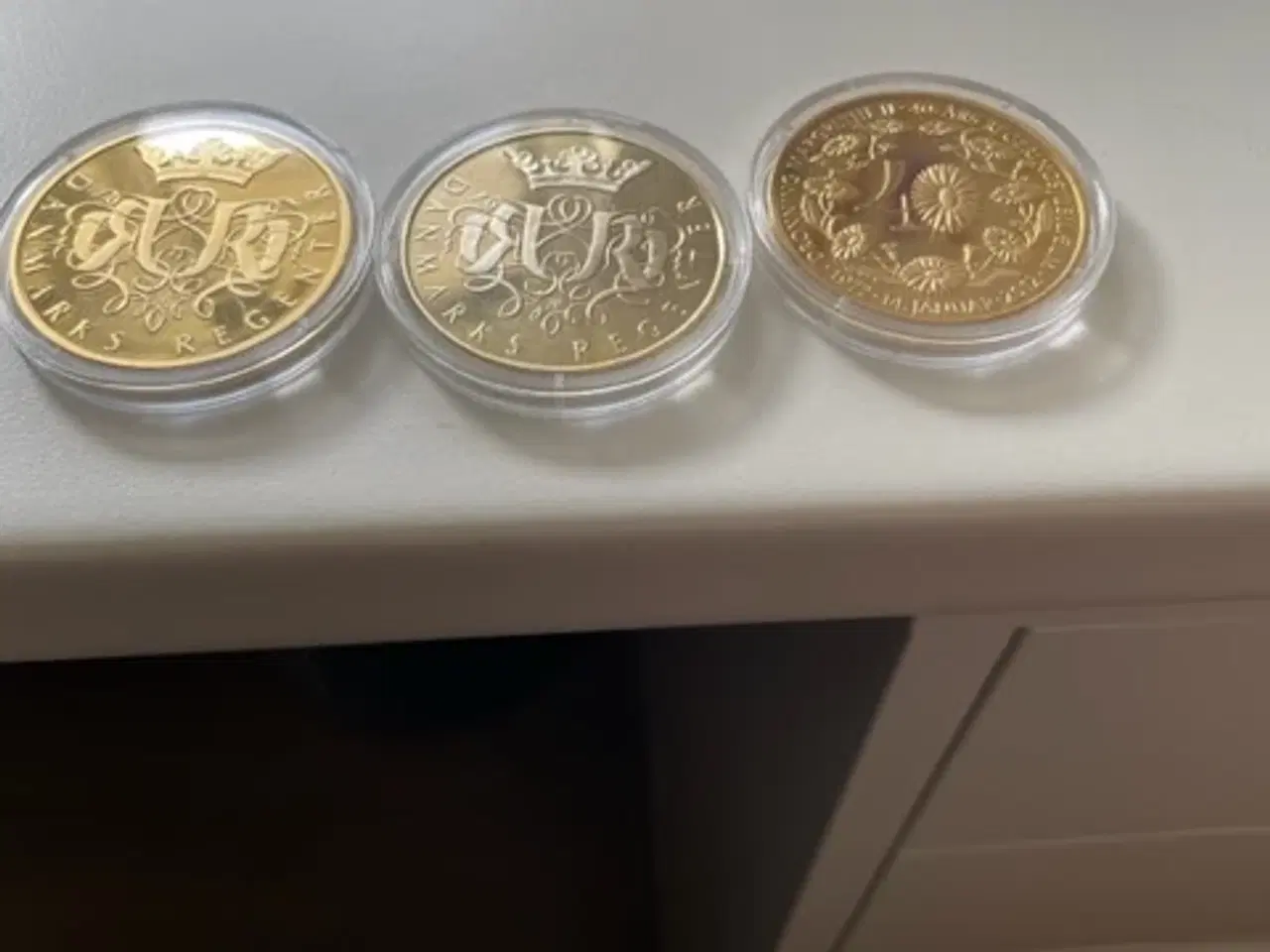 Billede 2 - forgyldte mønter
