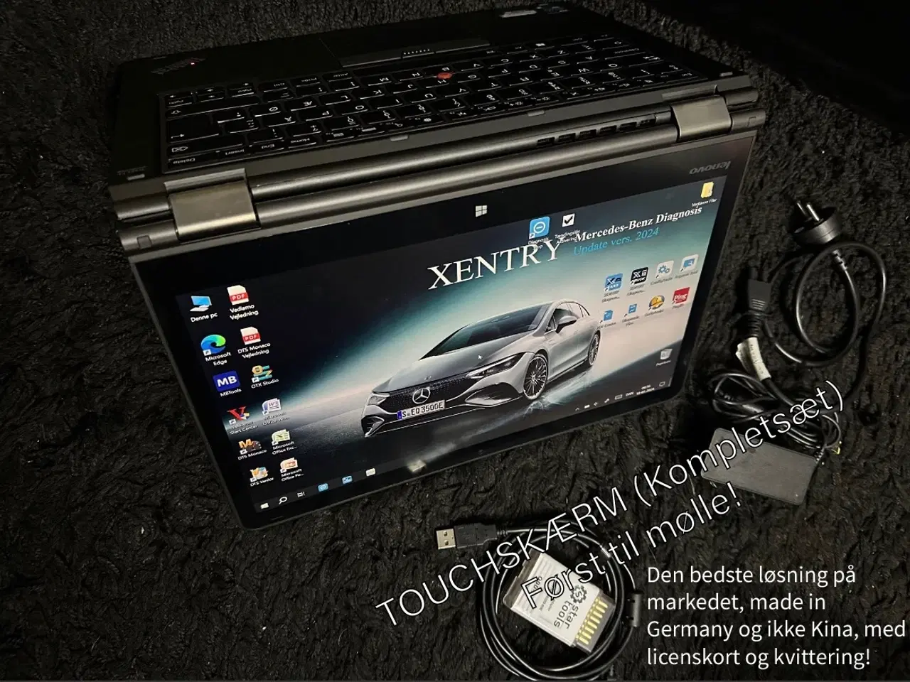 Billede 1 - Mercedes Tester, Komplet m/ Lenovo Yoga 14 touch
