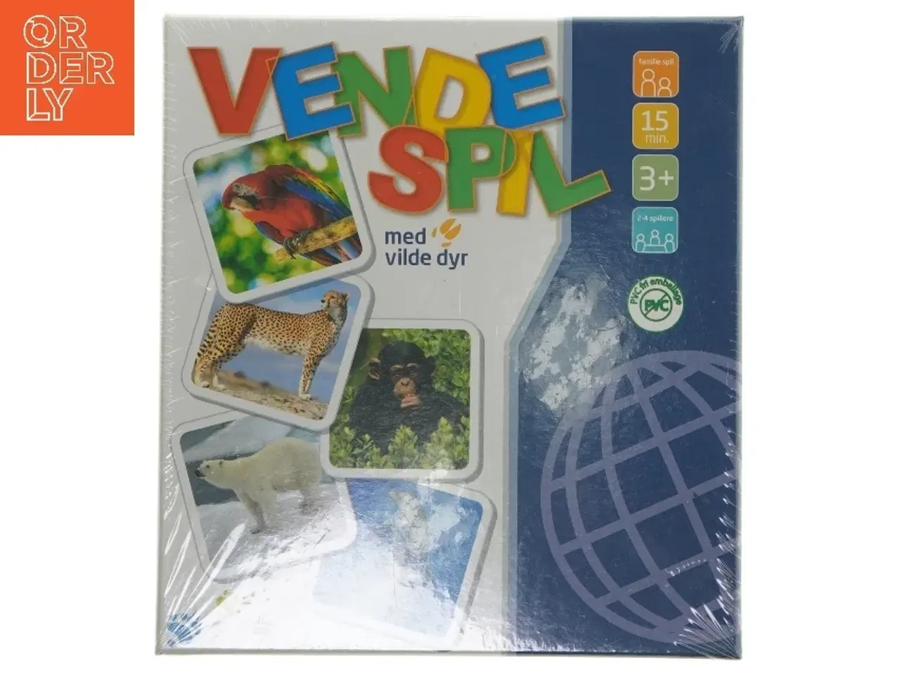 Billede 1 - Vendespil med vilde dyr (str. 20x22 cm)