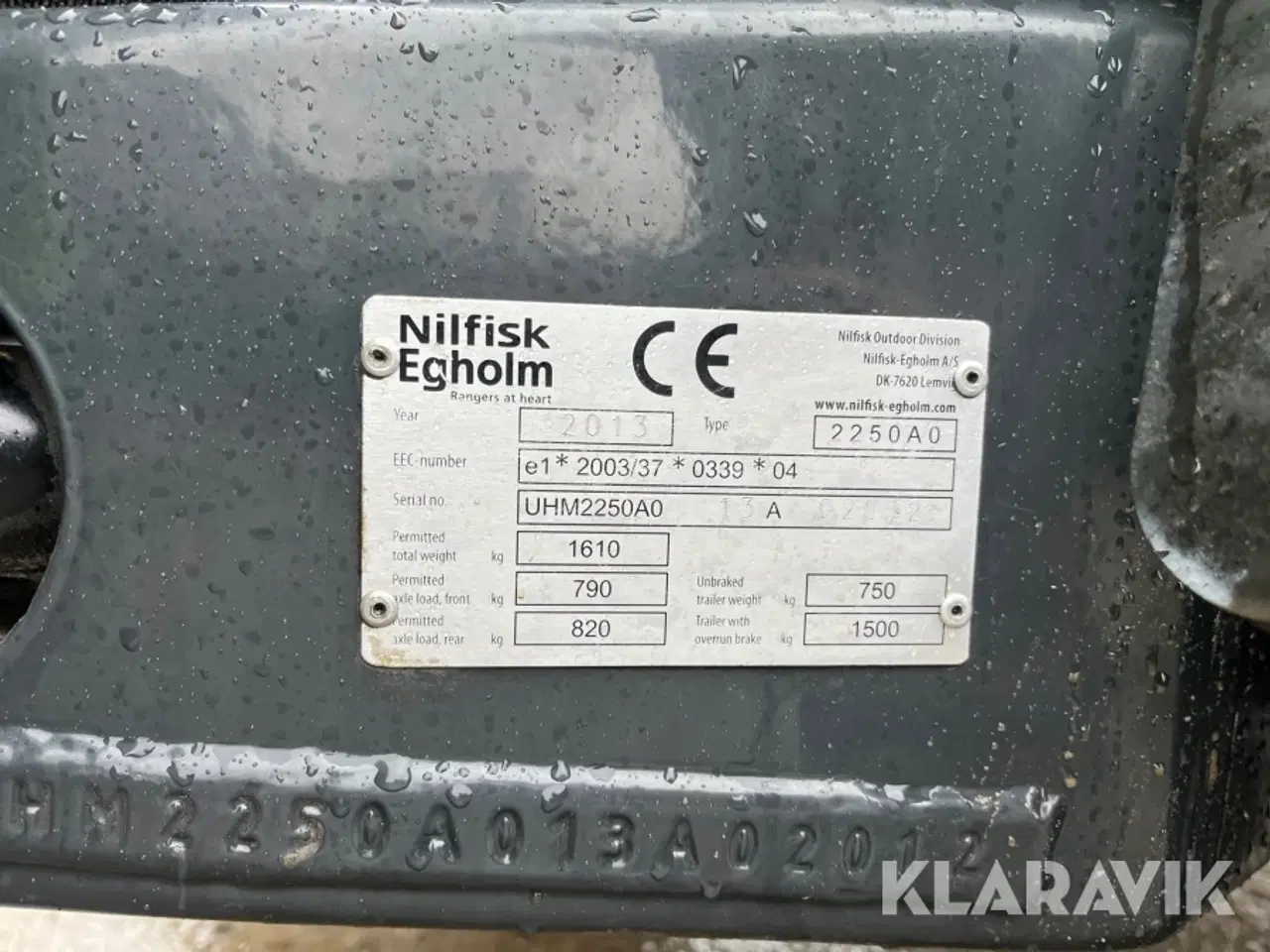 Billede 12 - Redskabsbærer Nilfisk City Ranger 2250