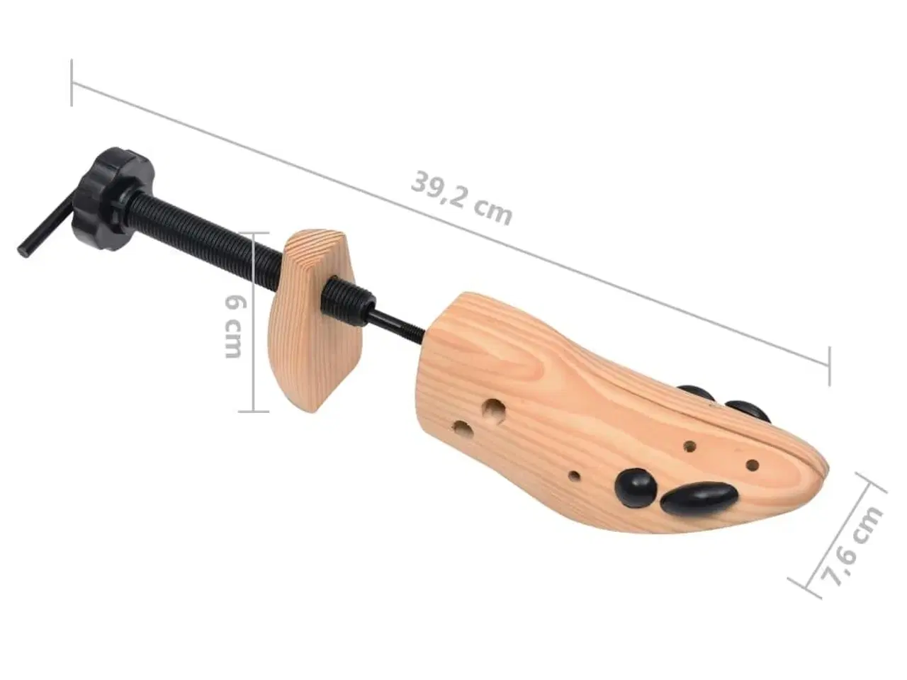 Billede 10 - Skotræer 2 par str. 41-46 massivt fyrretræ