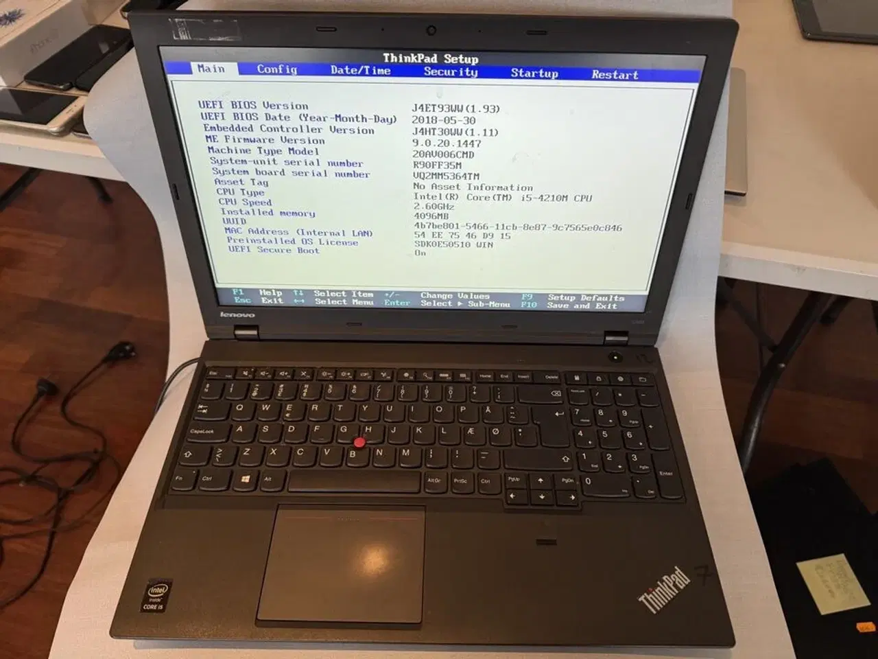 Billede 1 - Bærbar computer LENOVO L540