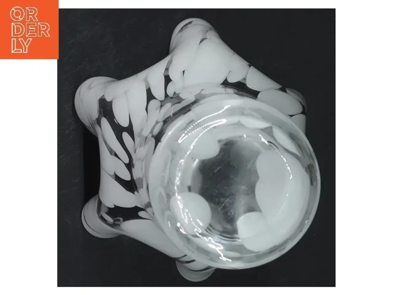 Billede 2 - Dekorativ glasvase (str. 16 cm)