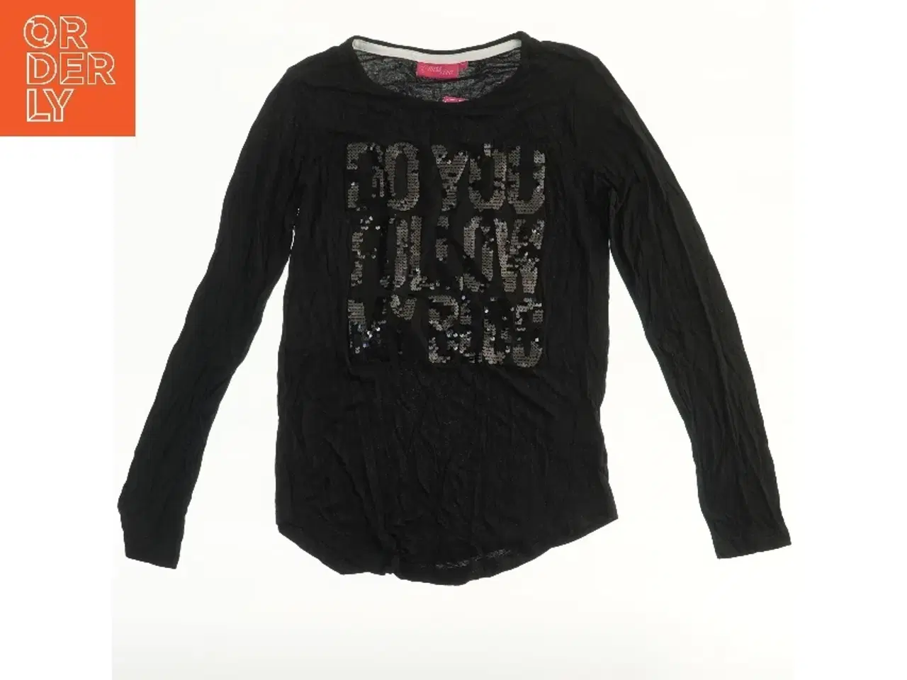 Billede 1 - Langærmet T-shirt med palietter fra Miss Teen (str. 170)