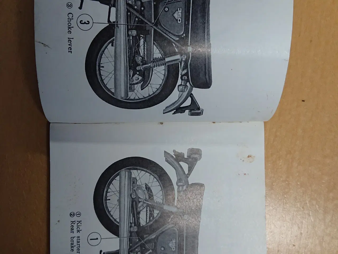 Billede 2 - CB350 + flere Owners Manual 