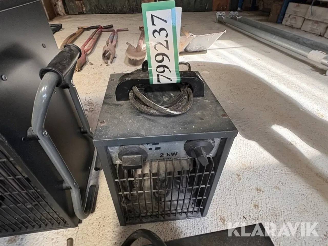 Billede 8 - Varmeblæsere og radiatorer 5 styk