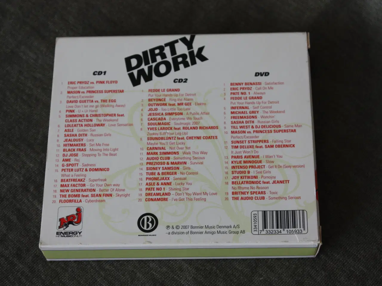 Billede 2 - Dirty work 40 chart licking tracks + 20 dirty vide