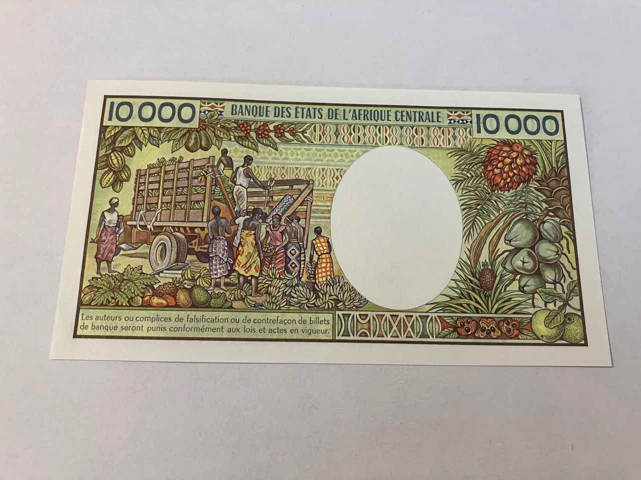 Billede 2 - 10000 Francs Central African Republic 1983 N