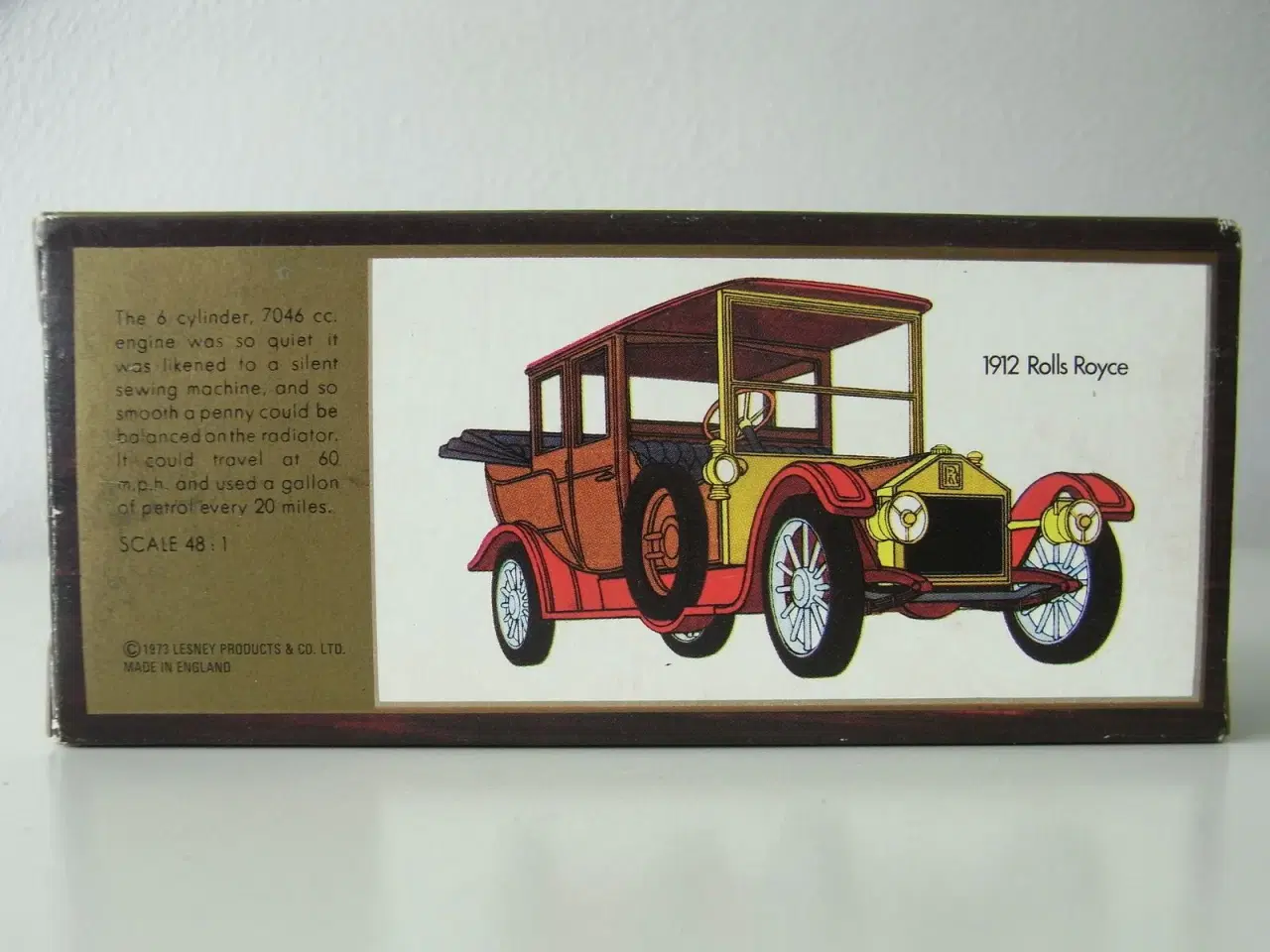 Billede 4 - Rolls Royse 1912 Y7 "Matchbox"- bil
