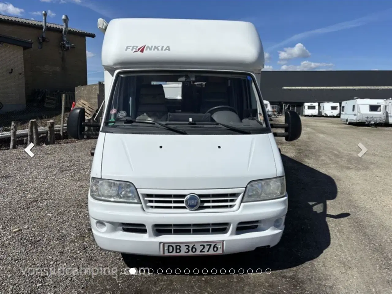 Billede 2 - Fiat Ducato/ Frankia sælges NYSYNET med plader
