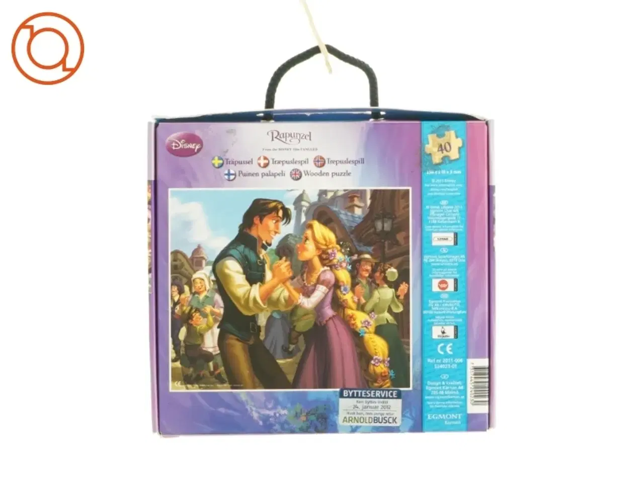 Billede 2 - Rapunsel puslespil med 40 brikker fra Disney