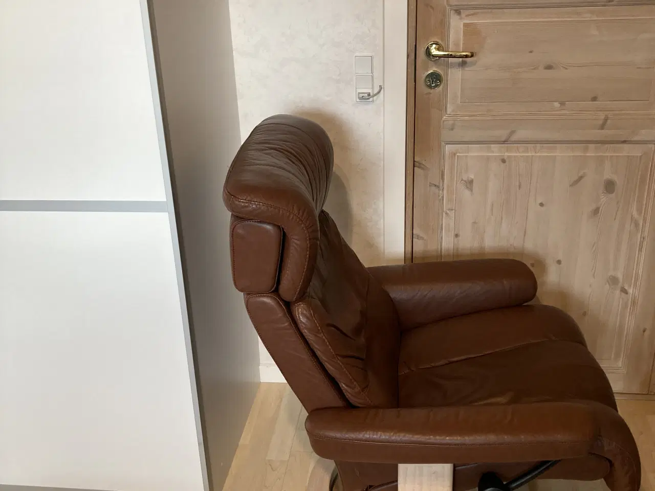 Billede 3 - Stressless læderlænestol, str small