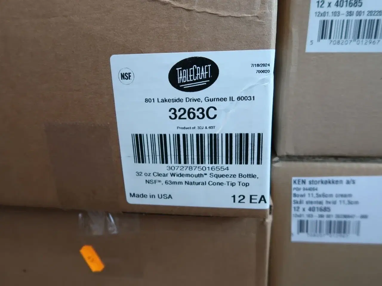 Billede 2 - 60 stk. plastikflasker TABLECRAFT 3263C