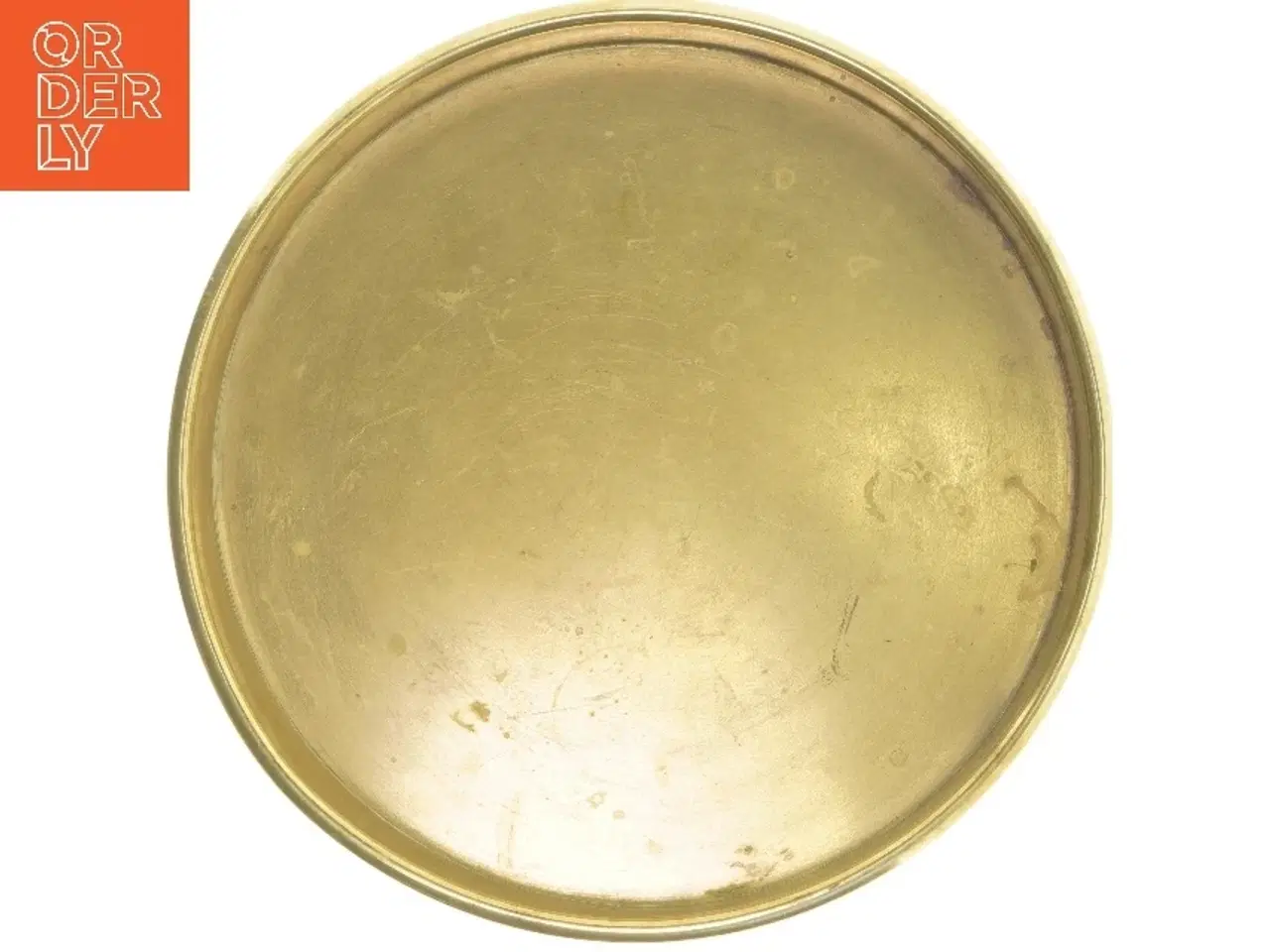 Billede 3 - Messing bakke (str. Ø 31,5 cm)